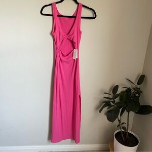 L*space Nico Pink Cutout Tank Maxi Dress